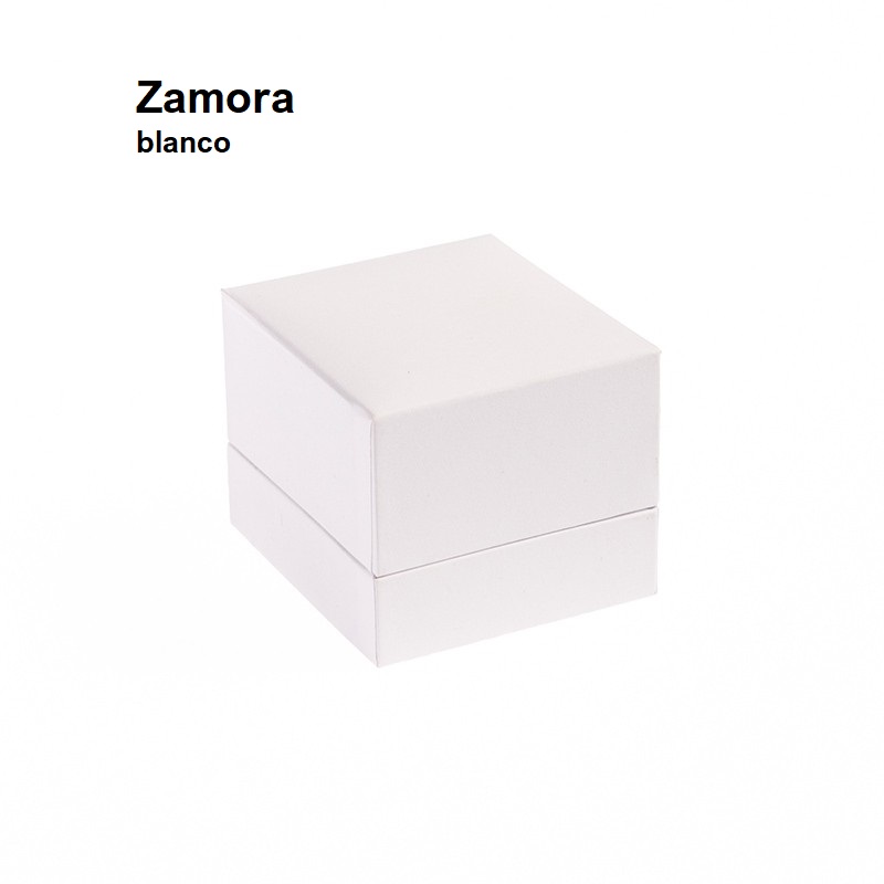 estuche Zamora blanco sortija labial 47x52x40 mm.